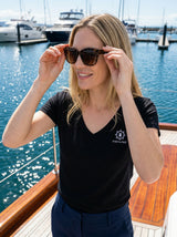 Port & Pine womens Tultex V Neck