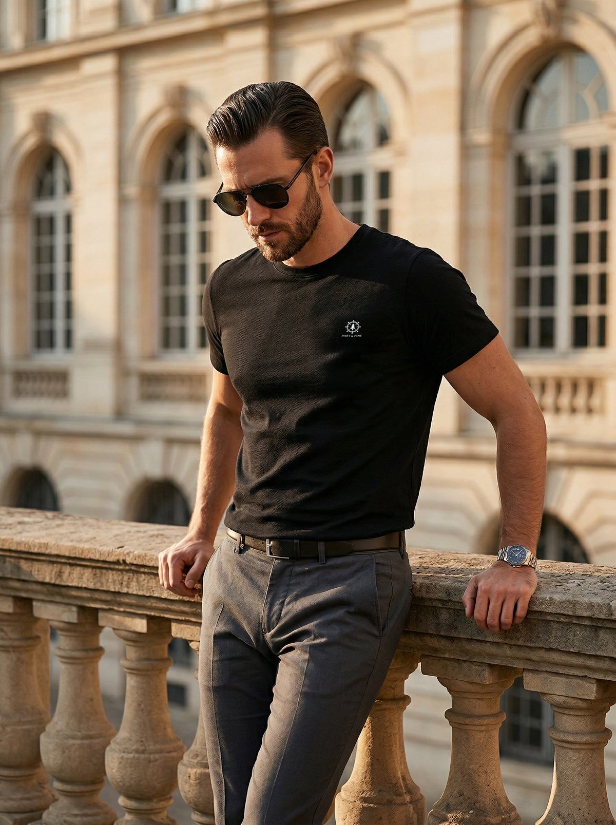 Port & Pine Heavyweight Unisex T Shirt