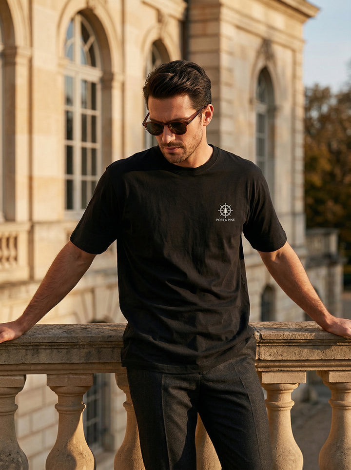 Port & Pine Block Oversized Tee