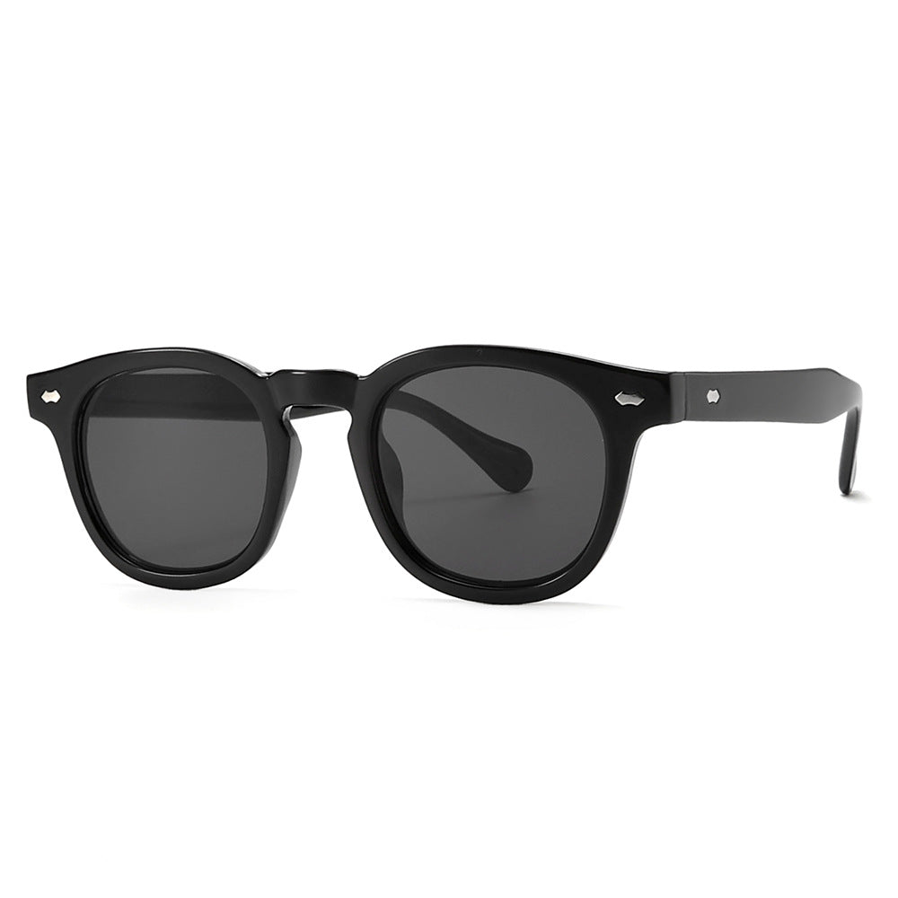 Simple Round Rim Sunglasses – Stylish Sun Protection