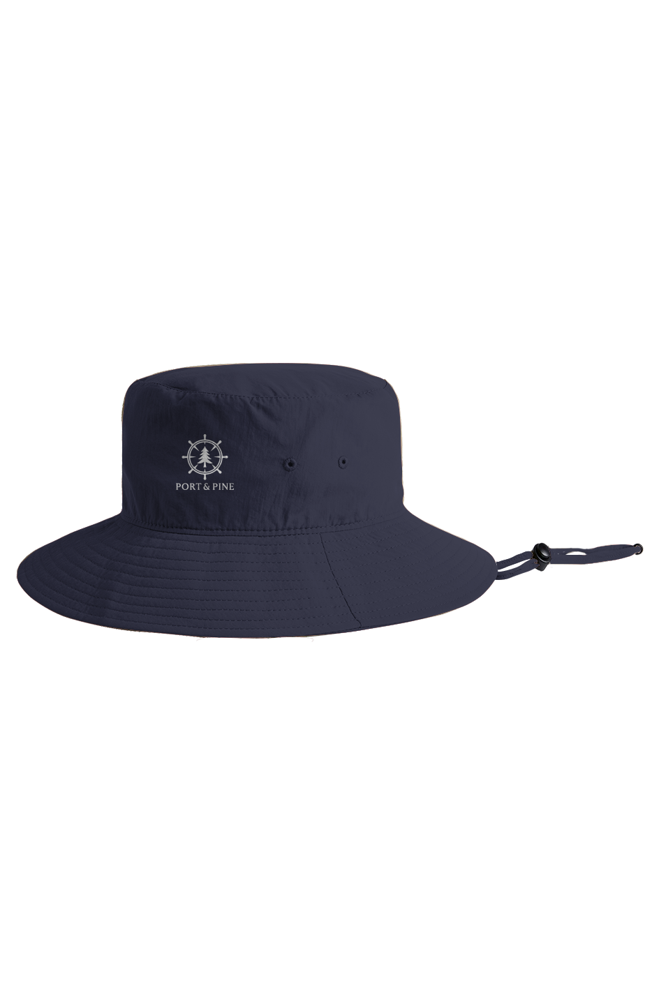 Port Pine Nylon Wide Brim Bucket Hat