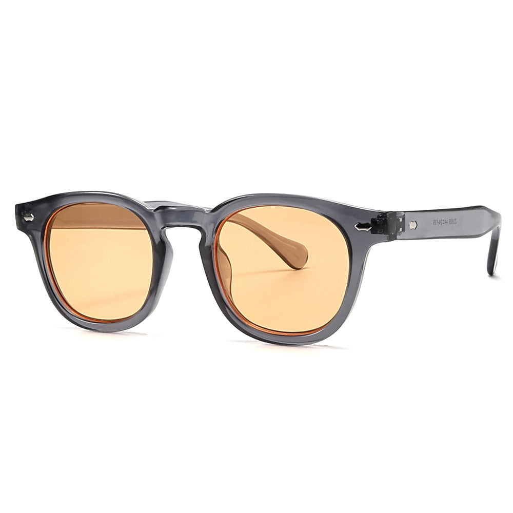 Simple Round Rim Sunglasses – Stylish Sun Protection