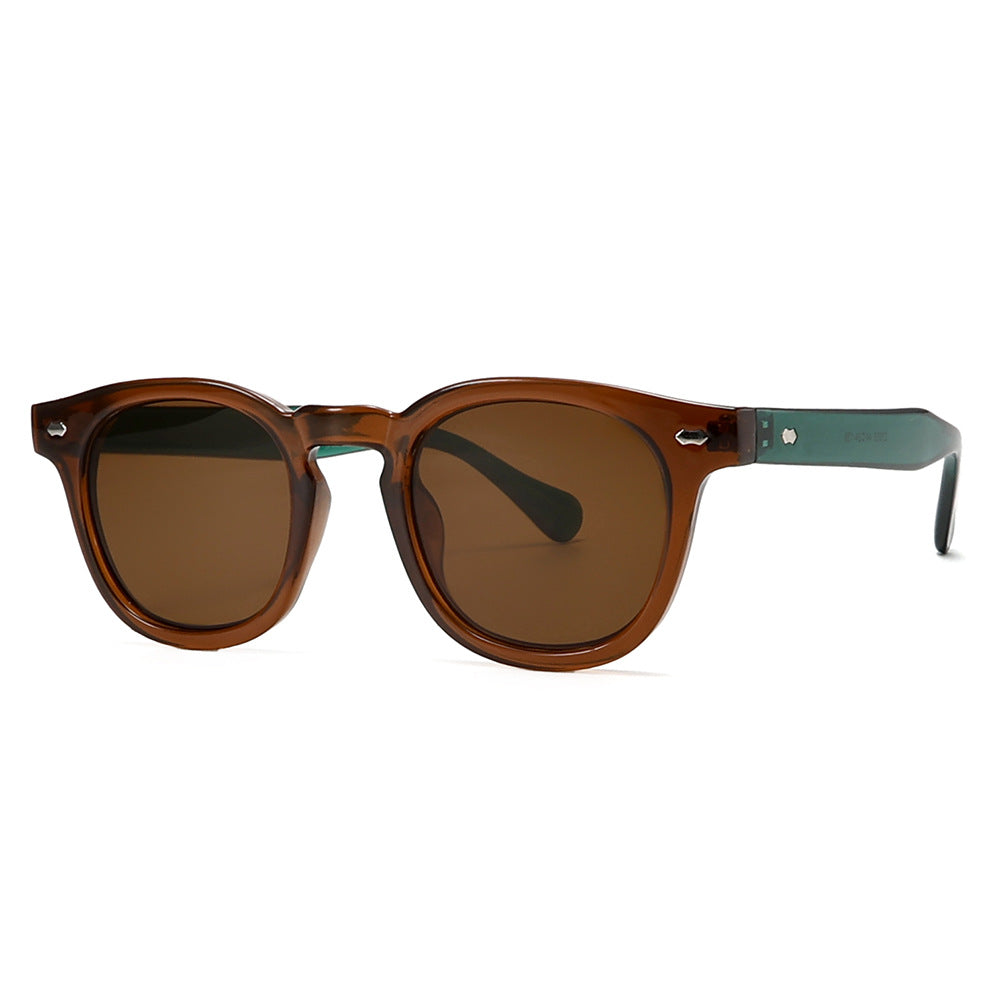 Simple Round Rim Sunglasses – Stylish Sun Protection
