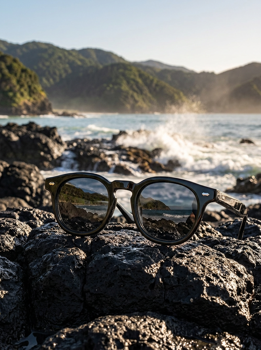 Simple Round Rim Sunglasses – Stylish Sun Protection