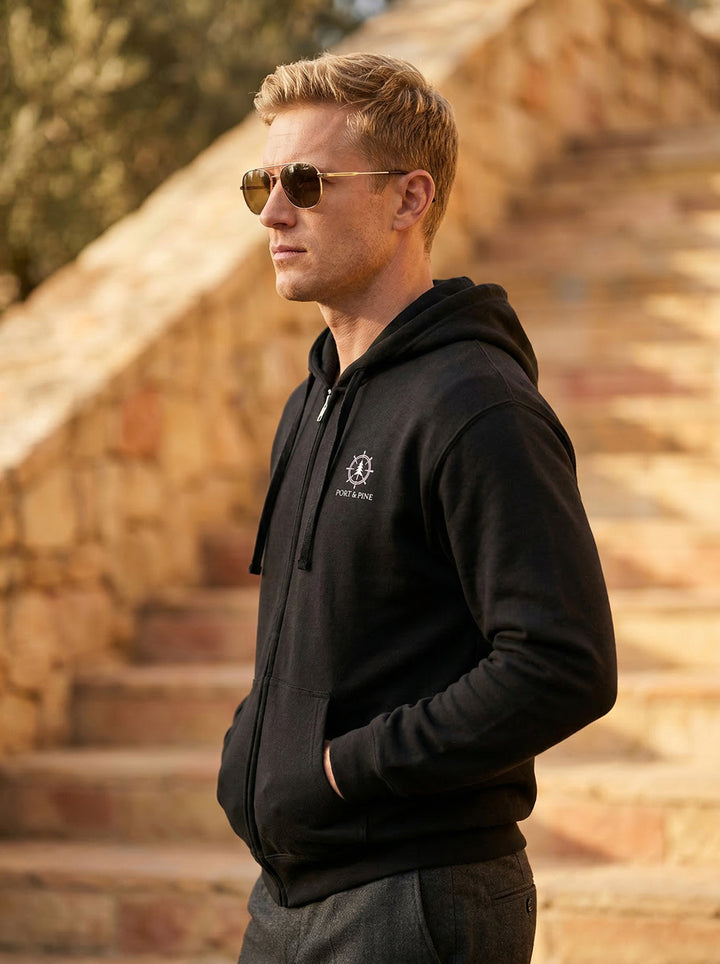 Port & Pine Zip Up Hoodie