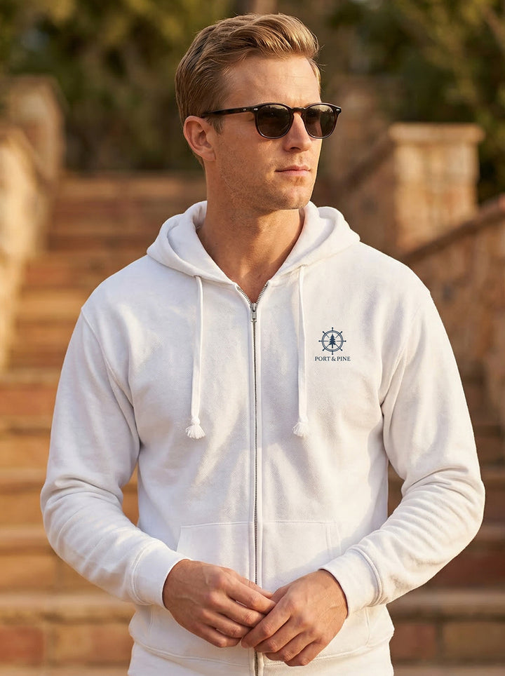 Port & Pine tultex zip up hoody