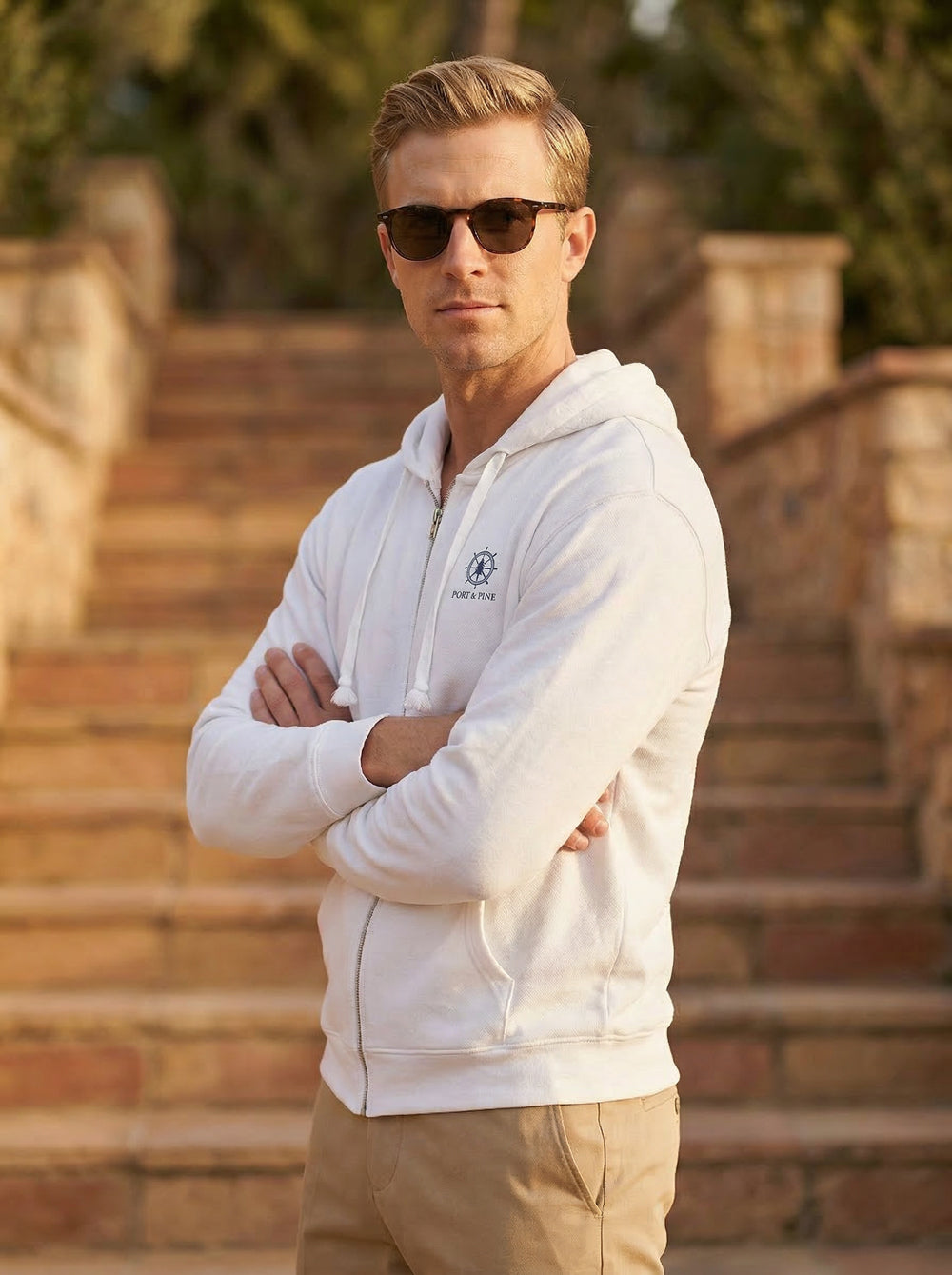 Port & Pine tultex zip up hoody