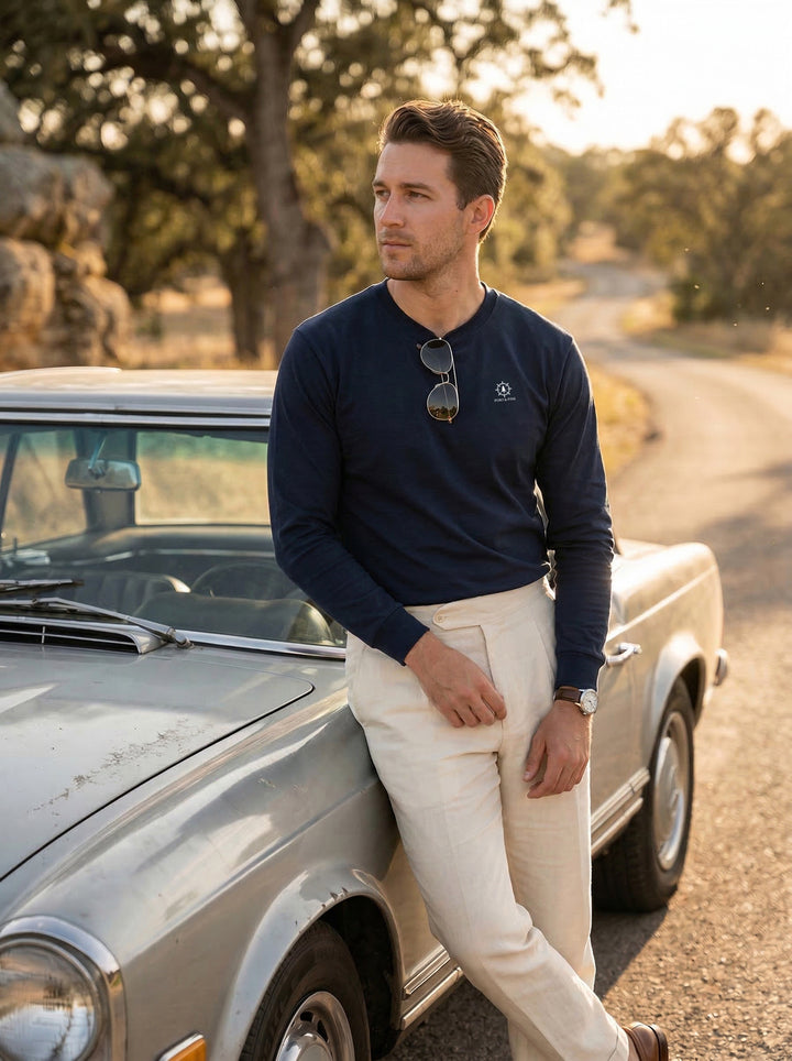 Port & Pine Heavy Cotton Long Sleeve Tee