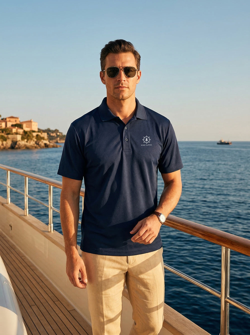 Port & Pine Performance Polo