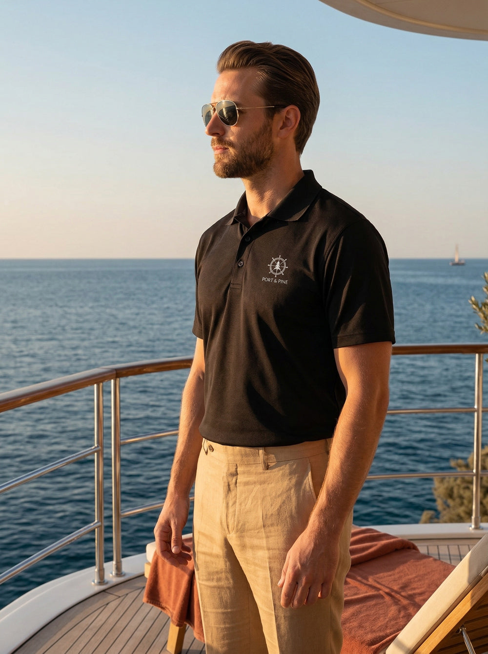 Port & Pine Performance Polo